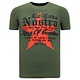 Camisetas Estampadas King of Cocain- Verde