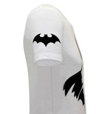 Local Fanatic Camisetas Hombre Batman Print - Blanco