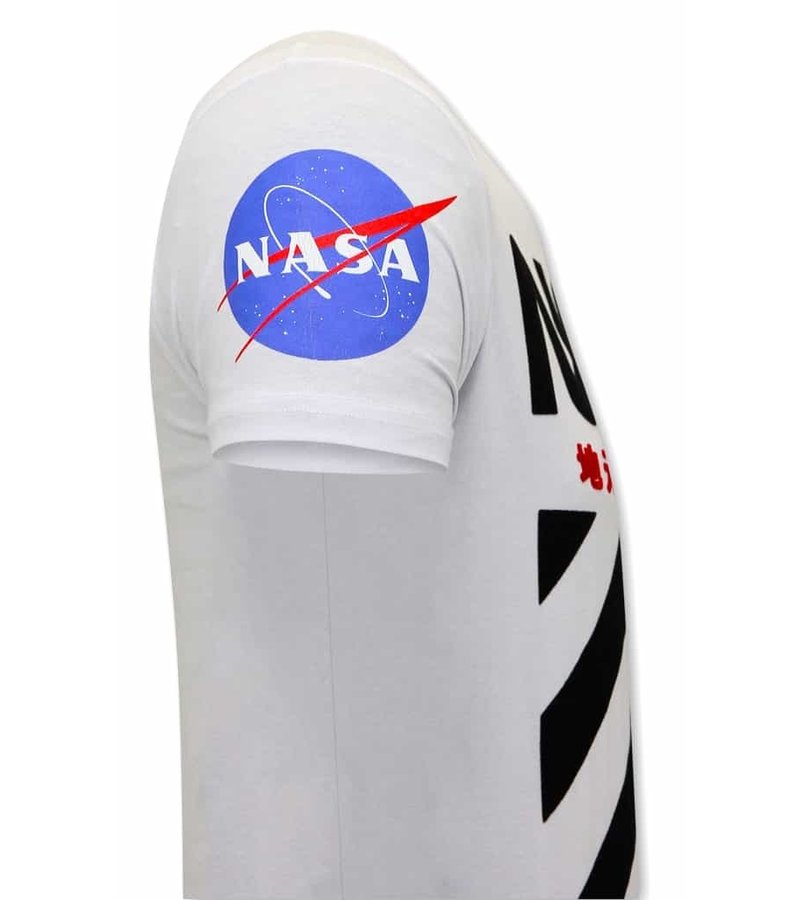 Local Fanatic NASA Camisetas Hombre - Blanco