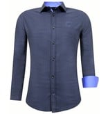 Tony Backer Camisa Con Estampado - 3067NW - Azul