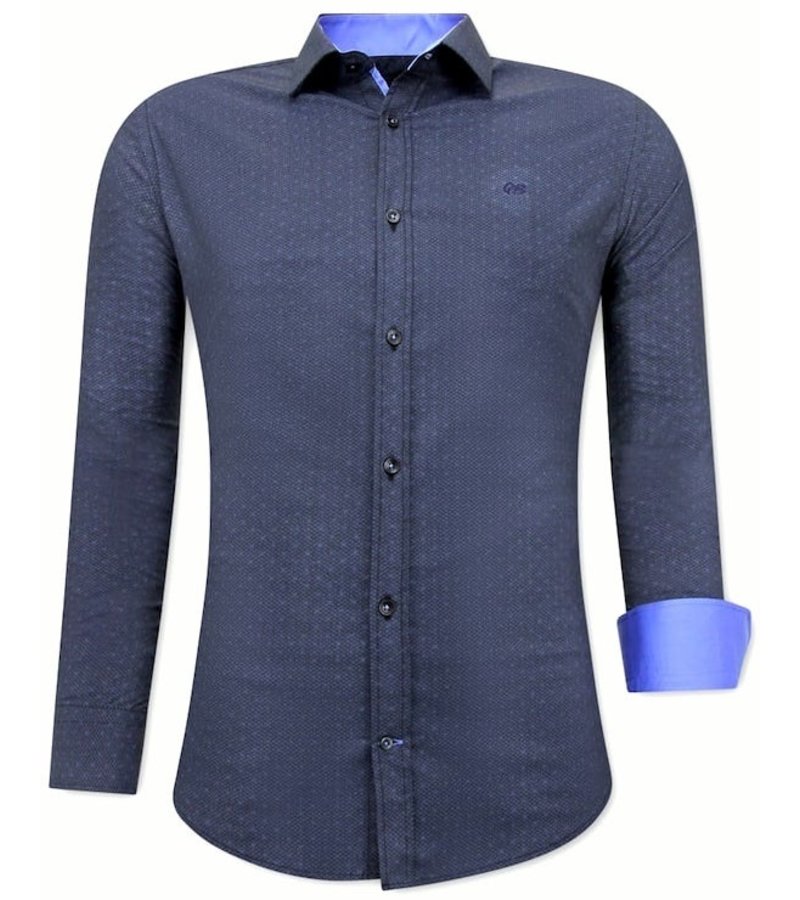 Tony Backer Camisa Con Estampado - 3067NW - Azul