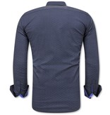 Tony Backer Camisa Con Estampado - 3067NW - Azul
