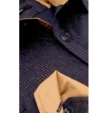 Tony Backer Camisas Estampadas Hombres - 3069NW - Azul