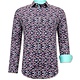 Camisas Estampadas Para Hombre - 3076NW - Negro