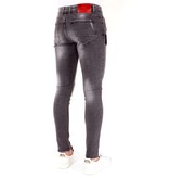 Local Fanatic Pantalones con manchas de pintura - 1032 - Gris