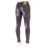 Local Fanatic Pantalones con manchas de pintura - 1034 - Gris