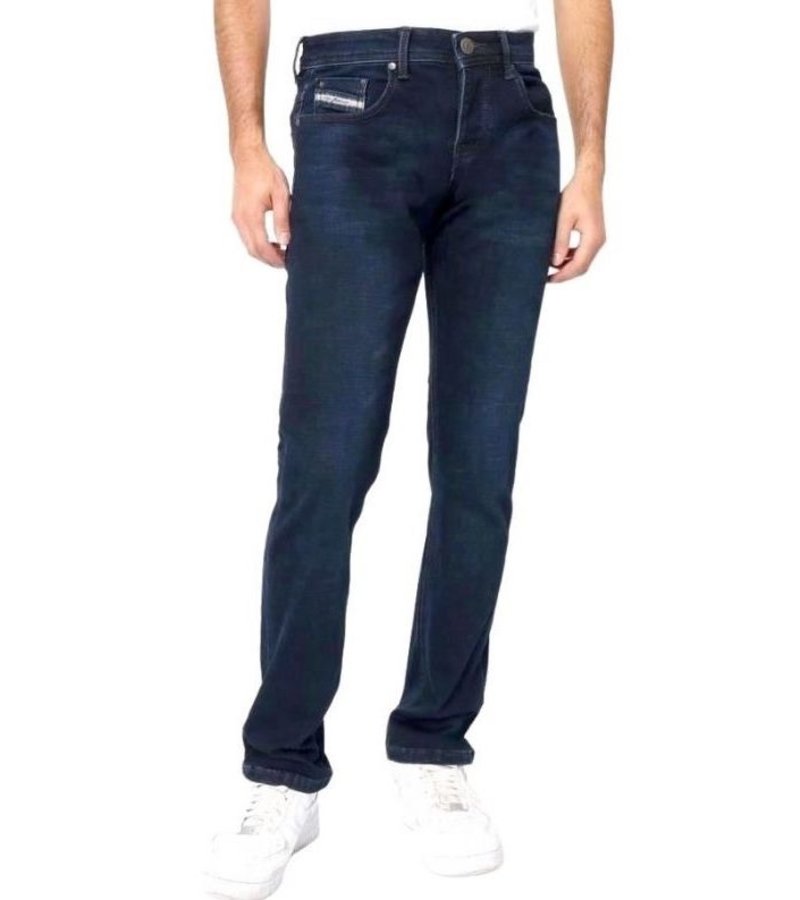 True Rise Pantalones Finos Para Hombres - A-11044 - Azul