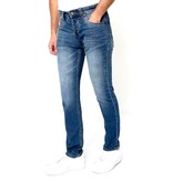 True Rise Jeans De Hombre - A-11027 - Azul