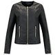 Chaqueta De Cuero Para Damas - AY171 - Negro