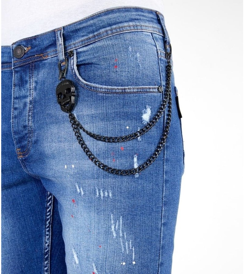 Local Fanatic Jeans Cortos Hombre - 1043 - Azul