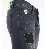 Local Fanatic Shorts Vaqueros Hombre - 1045 - Negro