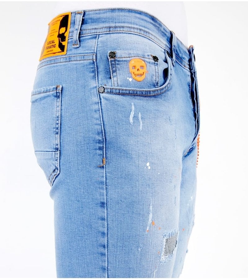 Local Fanatic Jeans Cortos Hombre - 1040 - Azul