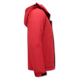 Beluomo Parka Hombre Capucha Pelo - 9732 - Rojo