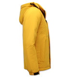 Beluomo Parka Hombre Capucha Pelo - 9732 - Amarillo