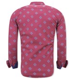 Tony Backer Camisas De Moda Para Jovenes Hombres - 3087 - Rojo