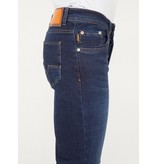 True Rise Pantalones Jeans Para Hombres Pitillos - DP09 - Azul