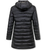 Gentile Bellini Reversibles Parkas Mujer Con Capucha - 2161-2162 - Negro