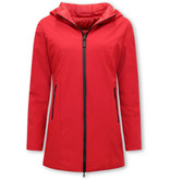 Gentile Bellini Reversibles Parkas Mujer Con Capucha - 2161-R - Rojo