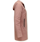 Gentile Bellini Reversibles Parkas Mujer Con Capucha - 2161-P - Rosa