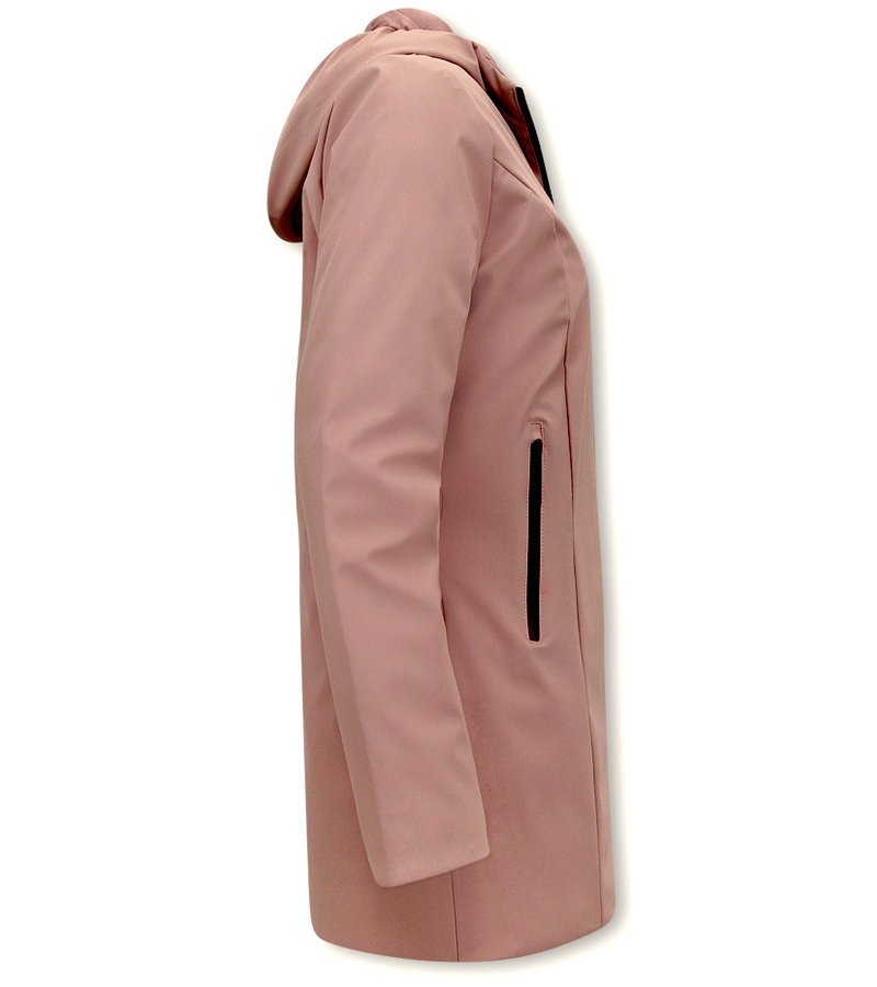 Gentile Bellini Reversibles Parkas Mujer Con Capucha - 2161-P - Rosa