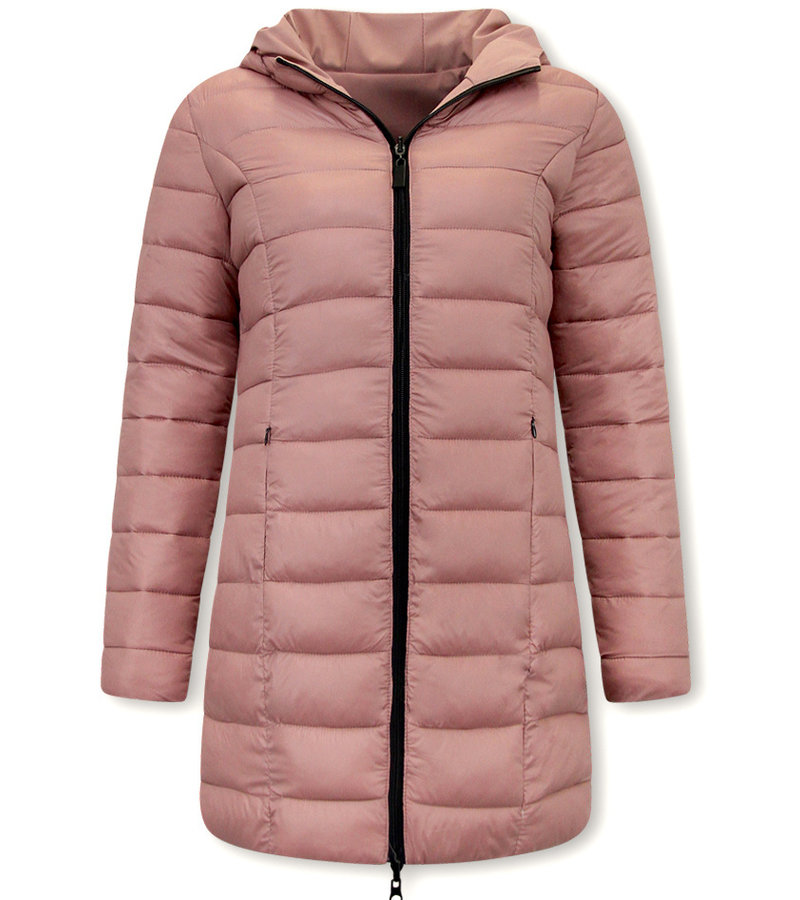 Gentile Bellini Reversibles Parkas Mujer Con Capucha - 2161-P - Rosa