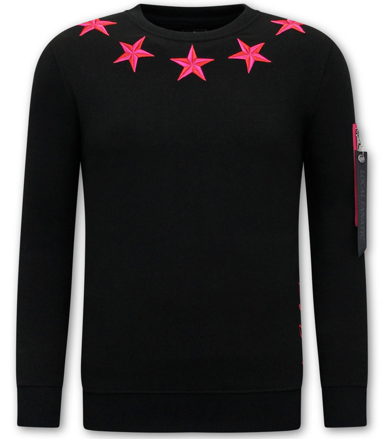 Local Fanatic Sudaderas Baratas Royal Stars - 11-6506ZR - Negro