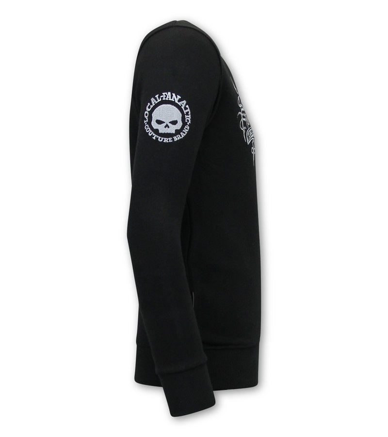 Local Fanatic MC Honor & Loyalty Sudaderas Hombre - 11-6502Z - Negro