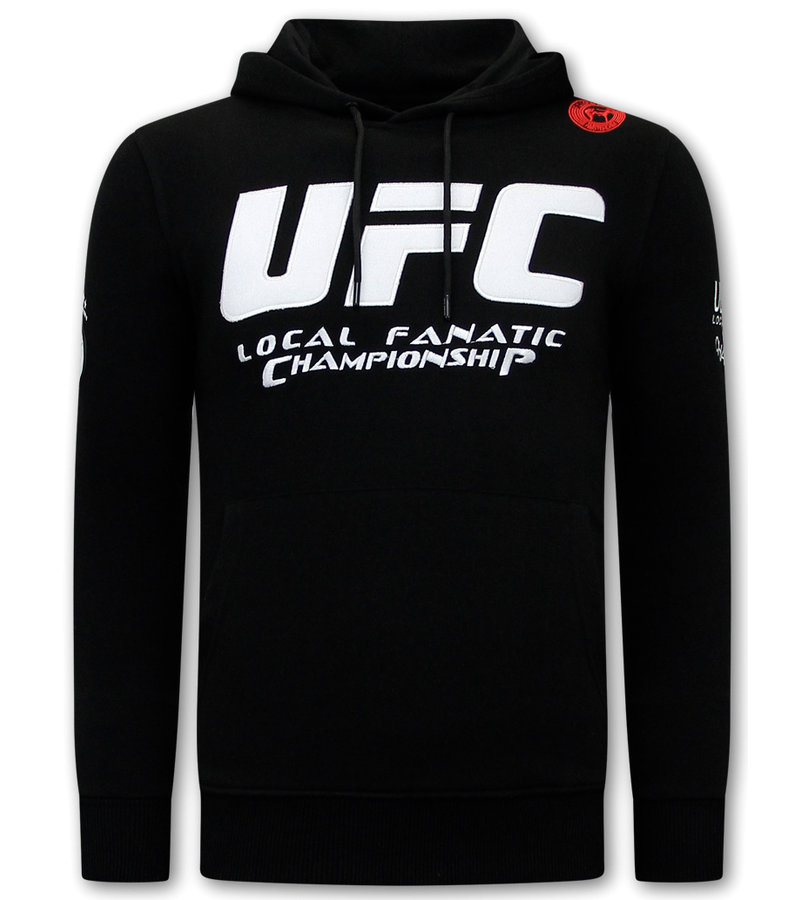 Local Fanatic Chandals Para Hombres UFC Championship - 11-6525Z	- Negro