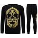 Chandal Hombre Baratos Online Skull Embroidery - 11-6510Z - Negro