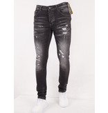 True Rise Tejanos Rotos Hombre - DC-010 - Negro