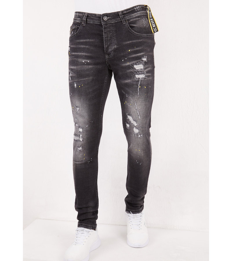True Rise Tejanos Rotos Hombre - DC-010 - Negro