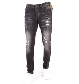 True Rise Tejanos Rotos Hombre - DC-010 - Negro
