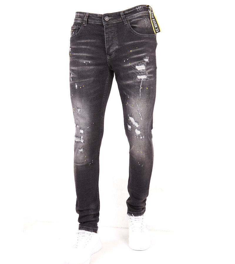 True Rise Tejanos Rotos Hombre - DC-010 - Negro