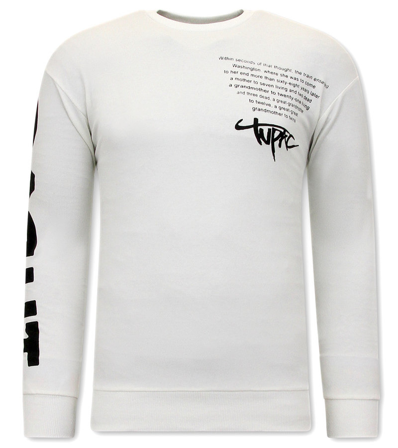 IKAO 2Pac Sudaderas De Marca - KS-87 - Blanco