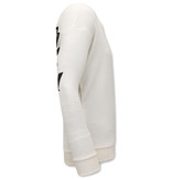 IKAO Extragrande Sudaderas Hombre - 22021 - Blanco