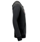 IKAO Squad Game Sudadera Con Capucha Extragrande - KS-108 - Negro