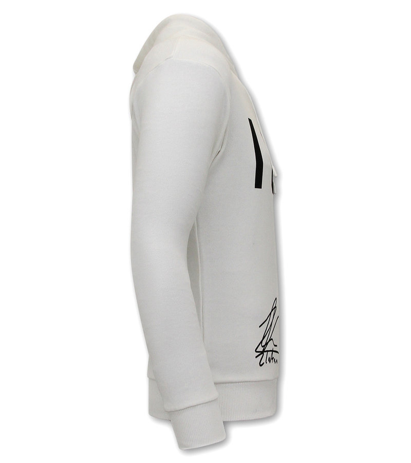 Gangs ICON Sudaderas Con Capucha Para Hombres - KS-90 - Blanco