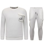 IKAO Chandal Completo Hombre - IK-273/274 -PAK - Blanco