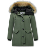 Matogla Parkas Mujer Con Piel - 8201 - Verde