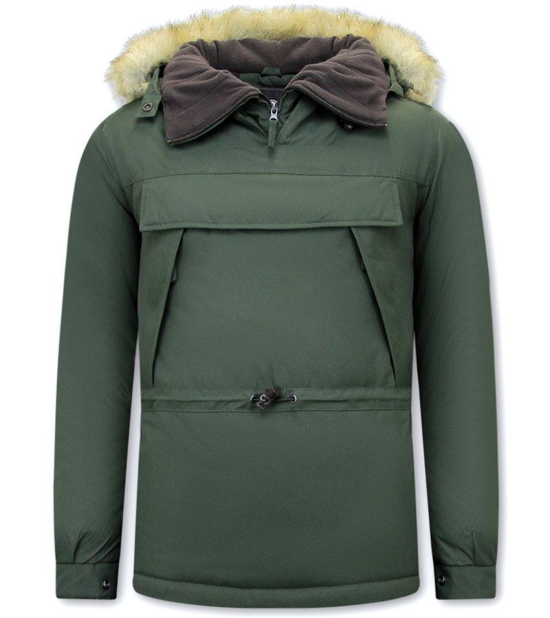 Beluomo Anorak Chaquetas Para Hombre - 8591 - Verde