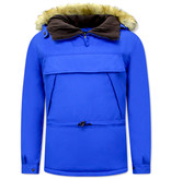 Beluomo Anorak Chaquetas Para Hombre - 8591 - Azul