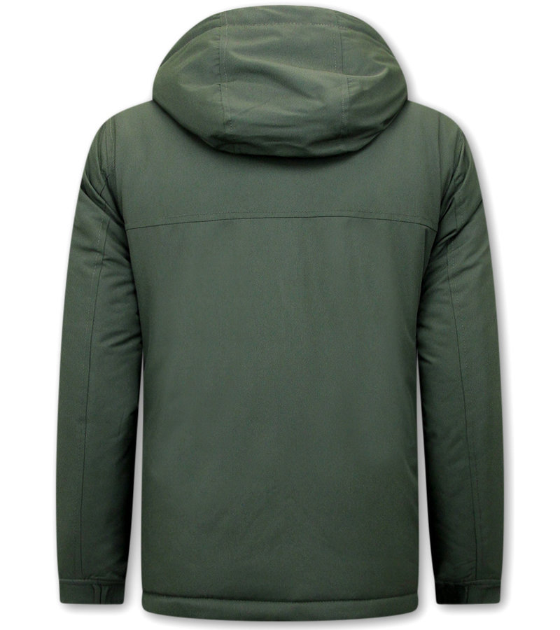 Beluomo Anorak Chaquetas De Hombre - 8592 - Verde