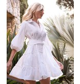 Msn-Collection Vestido de lujo en blanco - 2240 - Blanco