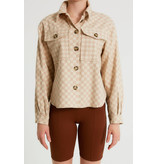 Robin-Collection Camisa Oversize Mujer - M34584 - Beige