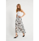 Robin-Collection Falda Larga Estampado Floral Mujer - M34833 - Blanco