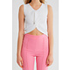 Top Elástico Rib Mujer - T93564 - Blanco