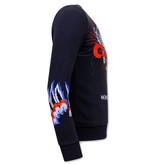 Tony Backer Sweater Hombre Tiger Couture - 3717 - Azul