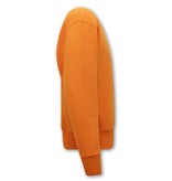 Y-TWO Sueter Casual Hombre Oversize Fit - F2589 - Naranja