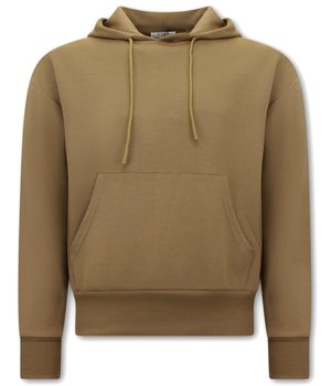 Y-TWO Sudadera Basic Oversize Fit - F2590 - Marrón