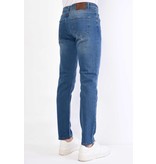 True Rise Pantalones Finos Para Hombres Regular Fit - DP27-NW - Azul